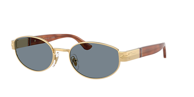 Persol PO1024S - Frame: Gold / Lens: Blue