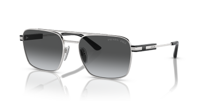 Prada PR 67ZS - Frame: Silver / Lens: Grey