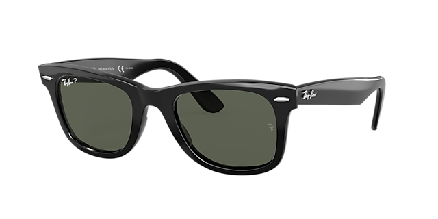 Ray-Ban Original Wayfarer Classic - Frame: Black / Lens: Green