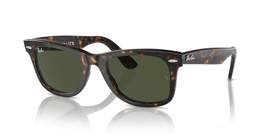 Ray-Ban Original Wayfarer Classic - Frame: Tortoise / Lens: Green