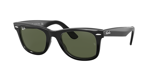 Ray-Ban Original Wayfarer Classic - Frame: Black / Lens: Green