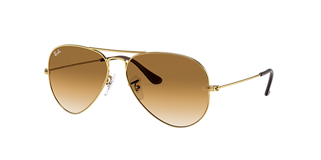 Ray-Ban Aviator Gradient - Frame: Gold / Lens: Brown
