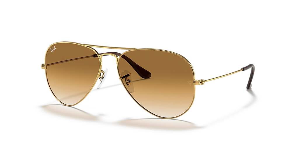 Ray-Ban Aviator Gradient - Frame: Gold / Lens: Brown