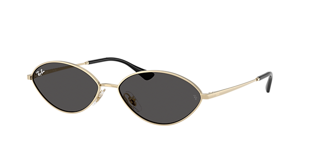 Ray-Ban Kai Bio-Based - Frame: Gold / Lens: Grey