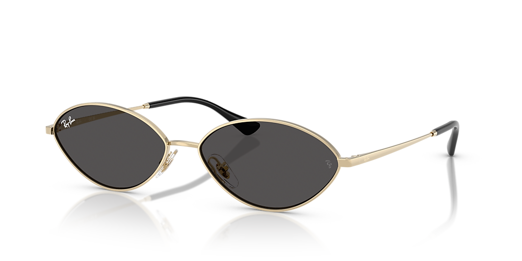 Ray-Ban Kai Bio-Based - Frame: Gold / Lens: Grey