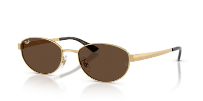 Ray-Ban RB3774D - Frame: Gold / Lens: Brown