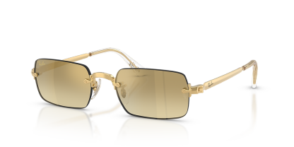 Ray-Ban RB3928 By A$AP Rocky - Frame: Gold / Lens: Brown