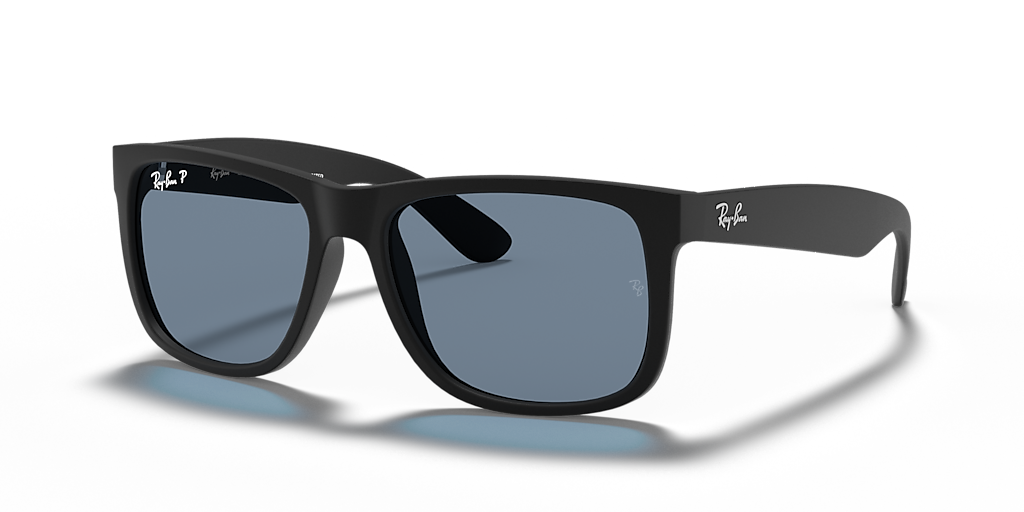 Ray-Ban Justin Classic - Frame: Black / Lens: Blue