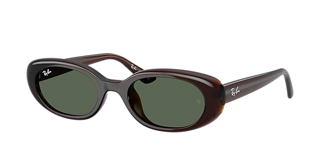 Ray-Ban RB4441D - Frame: Brown / Lens: Green