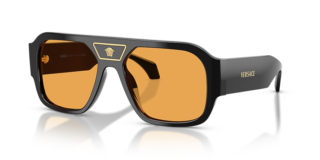 Versace VE4508U - Frame: Black / Lens: Orange
