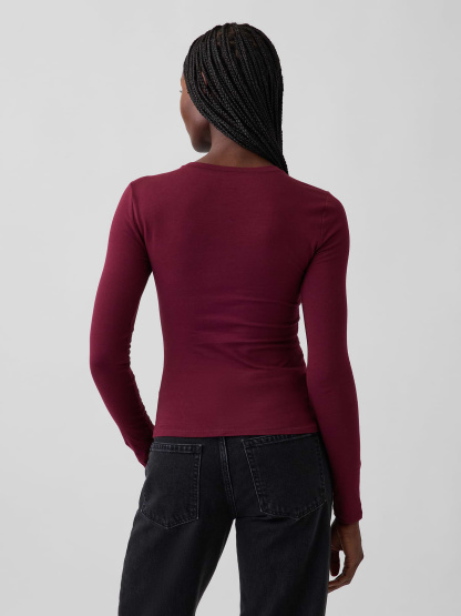 CloseKnit Jersey T-Shirt - Noir red