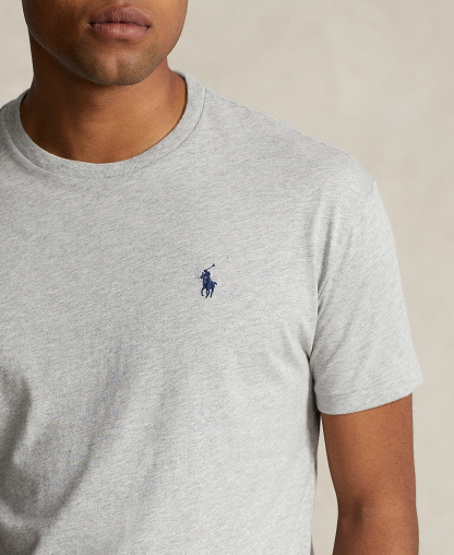 Polo Ralph Lauren Men's Embroidered Pony Classic-Fit T-Shirt - Taylor Heather