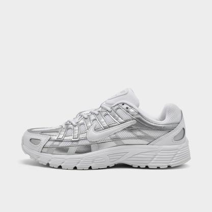 Big Kids' Nike P-6000 Casual Shoes - Grey Fog/Black/Anthracite/Volt (HV5064-104)