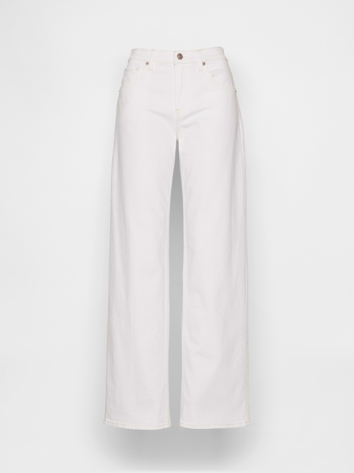 Low Rise '90s Loose Jeans - Fresh white