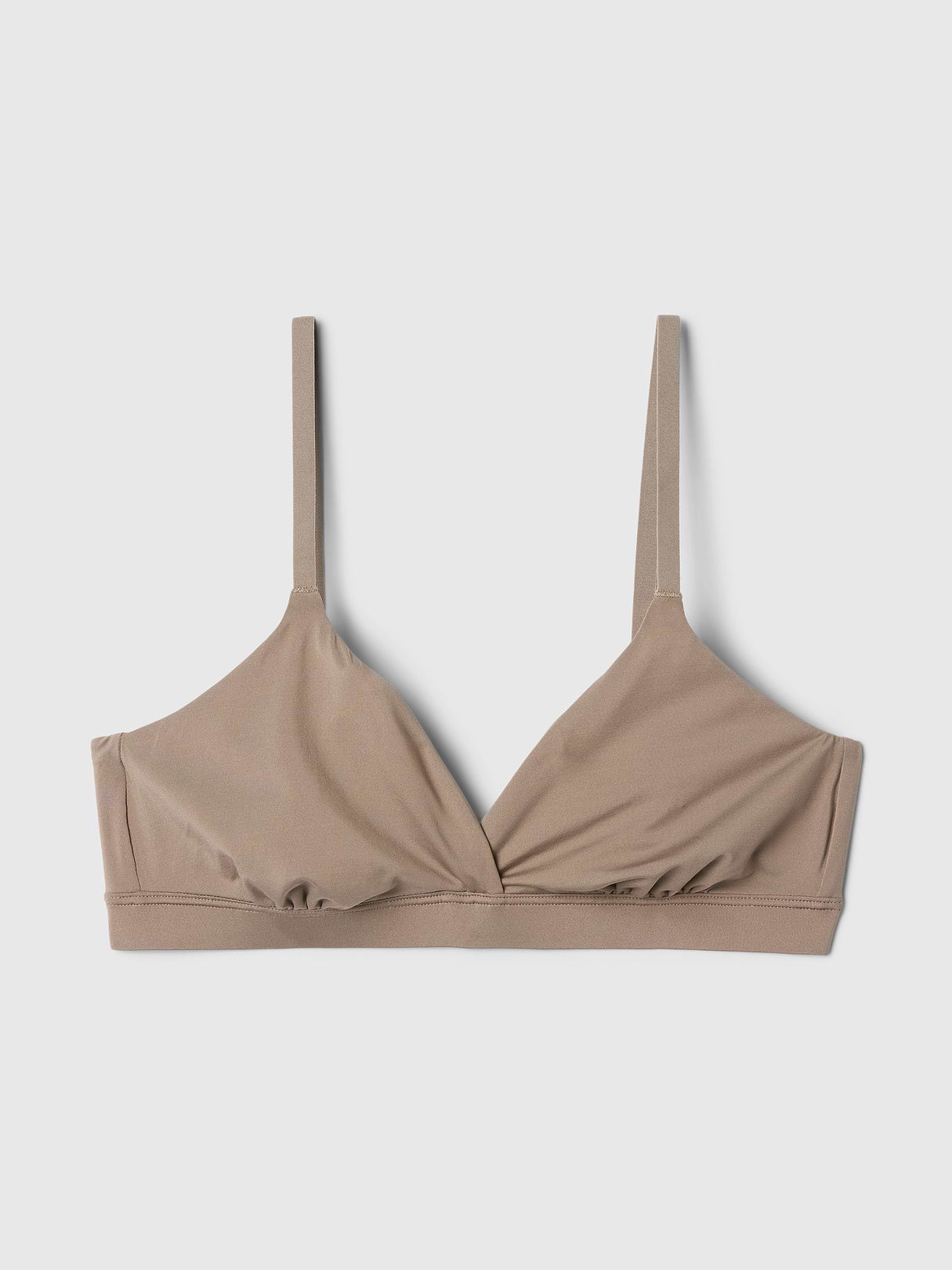 SecondSkin Crossover Bralette - Plymouth rock brown