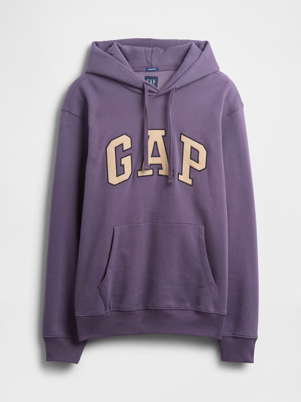 Adult VintageSoft Arch Logo Hoodie - DARK VIOLET