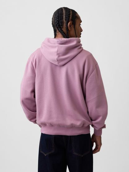 Adult VintageSoft Arch Logo Hoodie - Wispy pink mauve