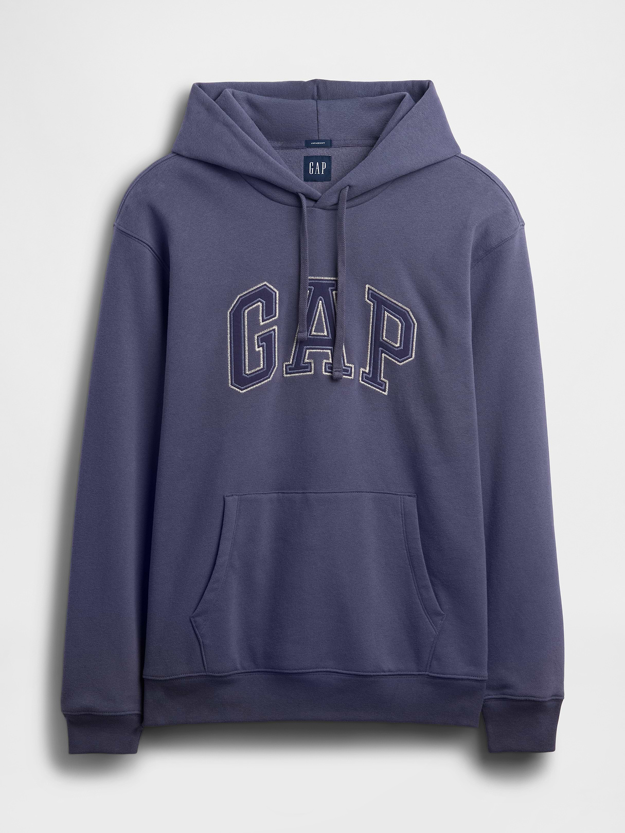 Adult VintageSoft Arch Logo Hoodie - Storm blue