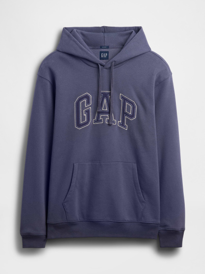 Adult VintageSoft Arch Logo Hoodie - Storm blue