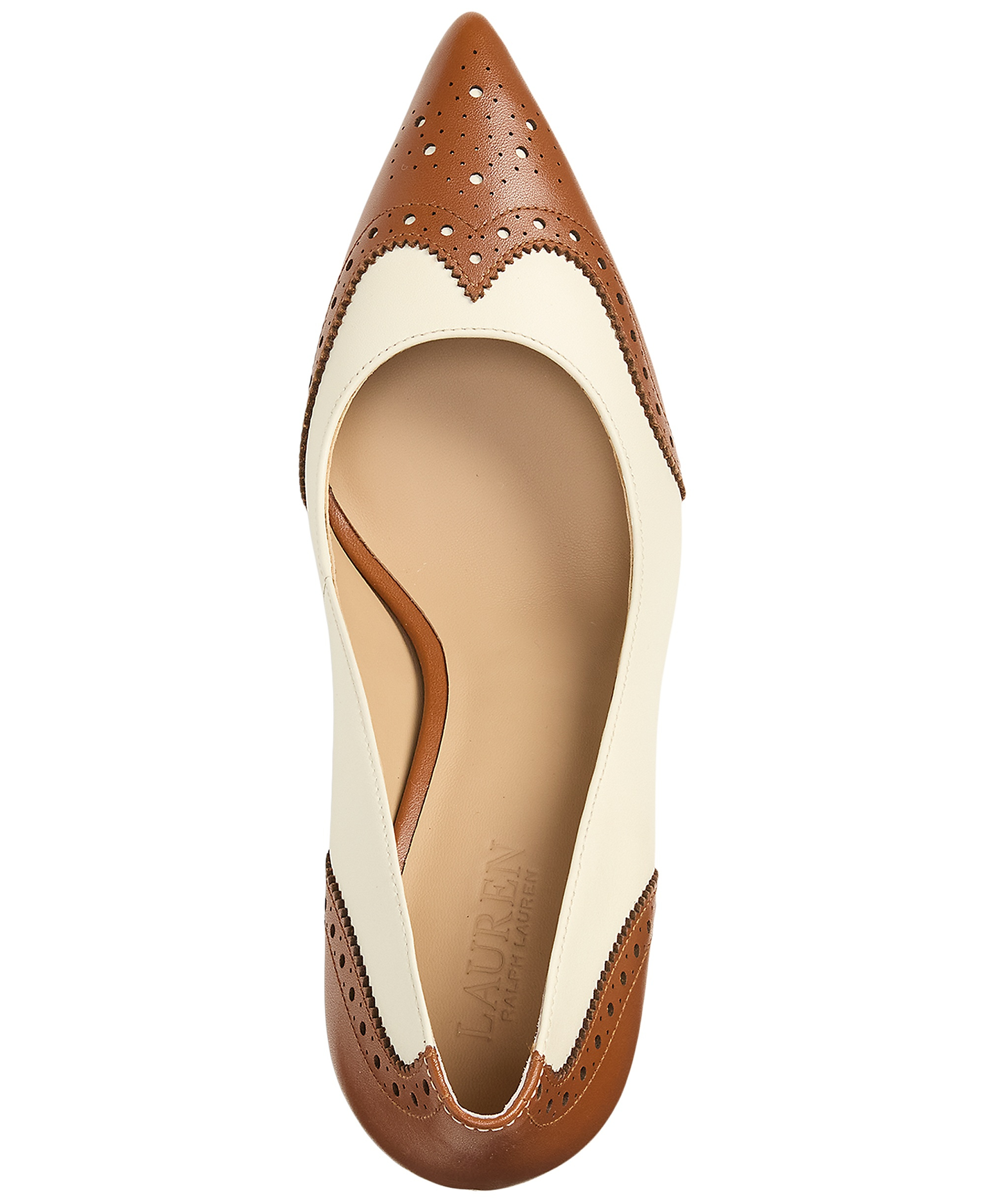 Lauren Ralph Lauren Women's Lynden Stiletto Heel Pumps - Vanilla/Lauren Tan