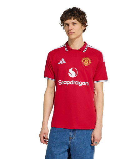 adidas Men's Red Manchester United 2026/27 Home Replica Jersey - Red
