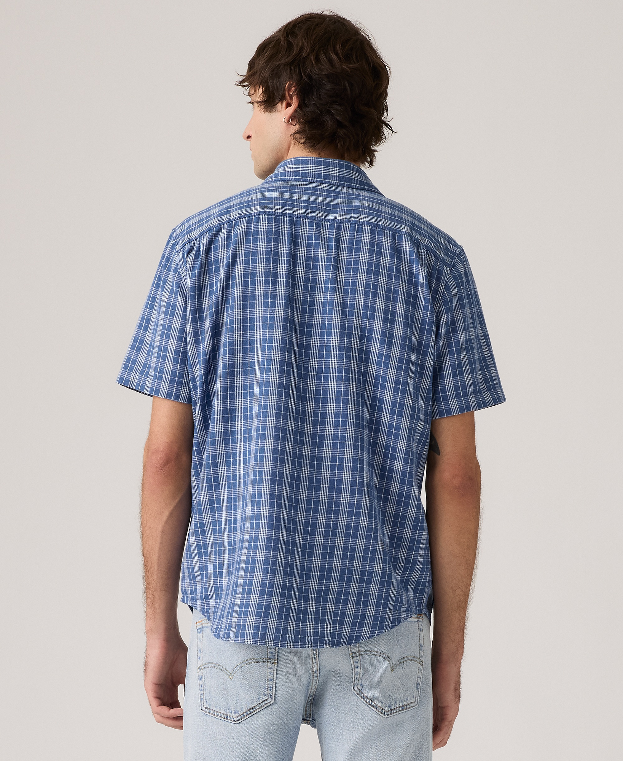 Levi's Men's Classic Pocket Short-Sleeve Shirt - Sunshine Blue
