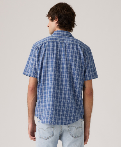 Levi's Men's Classic Pocket Short-Sleeve Shirt - Sunshine Blue