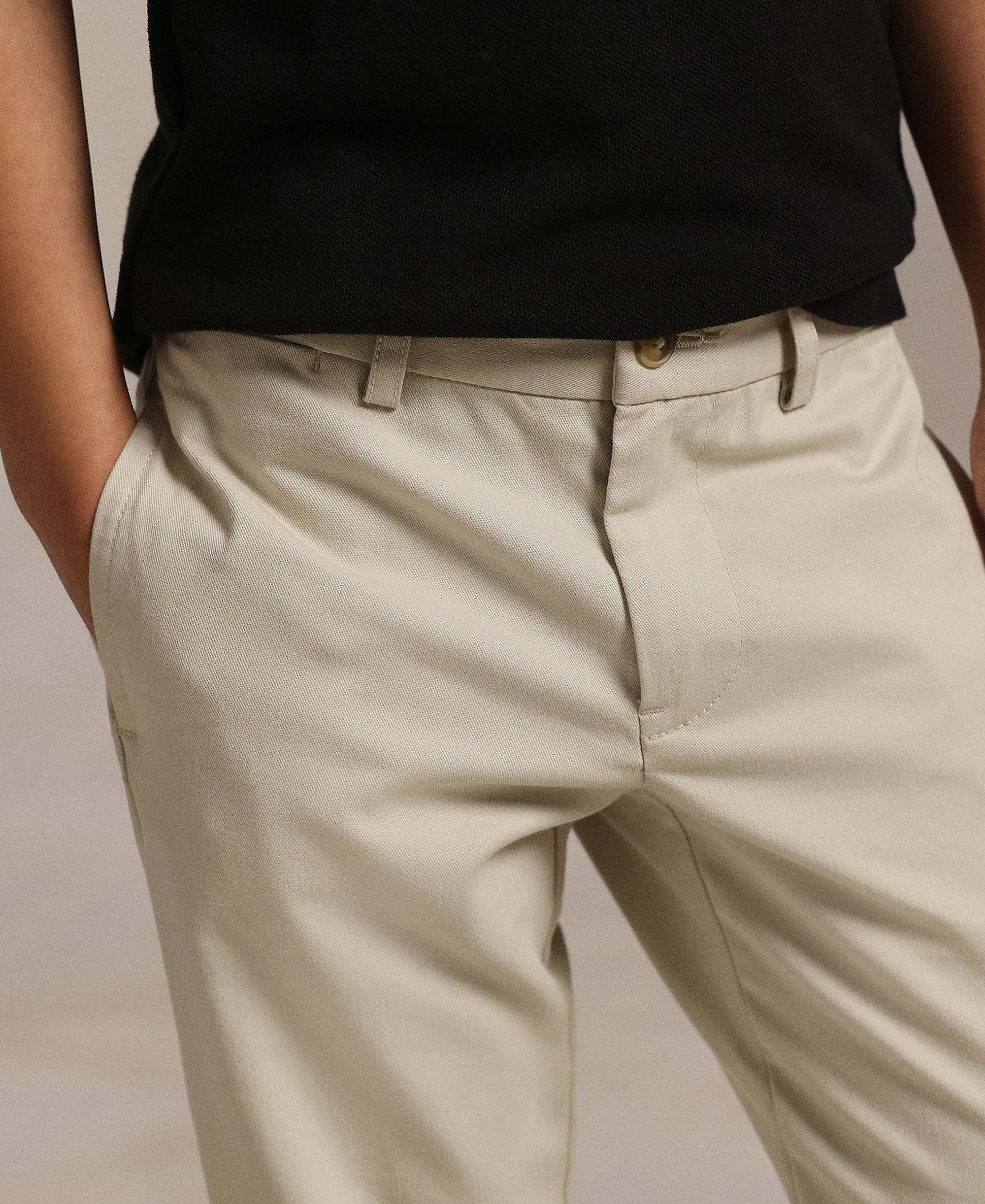 Polo Ralph Lauren Boys' 2-7 Straight-Fit Twill Pant - Basic Sand