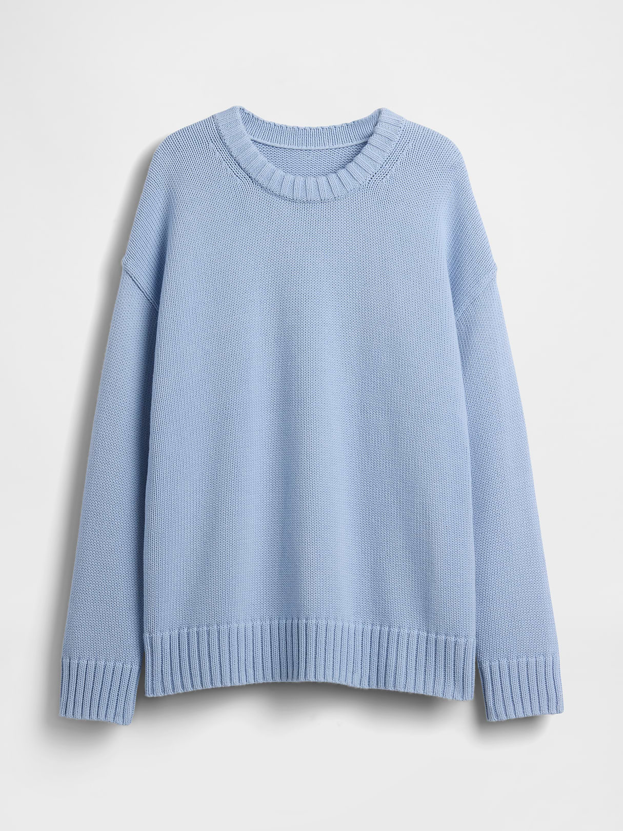100% Cotton Oversized Sweater - Sail blue