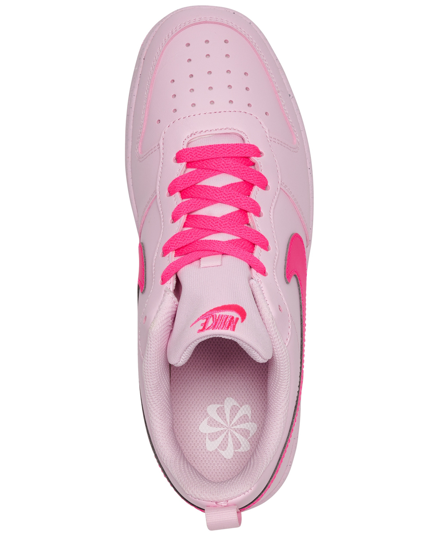 Nike Big Kids Court Borough Low Recraft Casual Sneakers from Finish Line - Pink