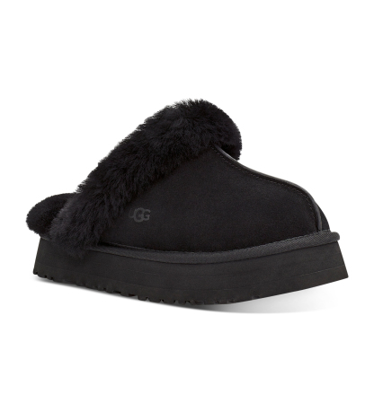 UGG® Women's Disquette Slip-On Clog Slippers - Black