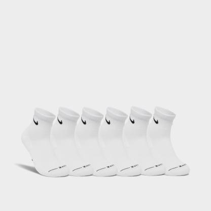 Nike Everyday Elevated Ankle Socks (6-Pack) - White/Black