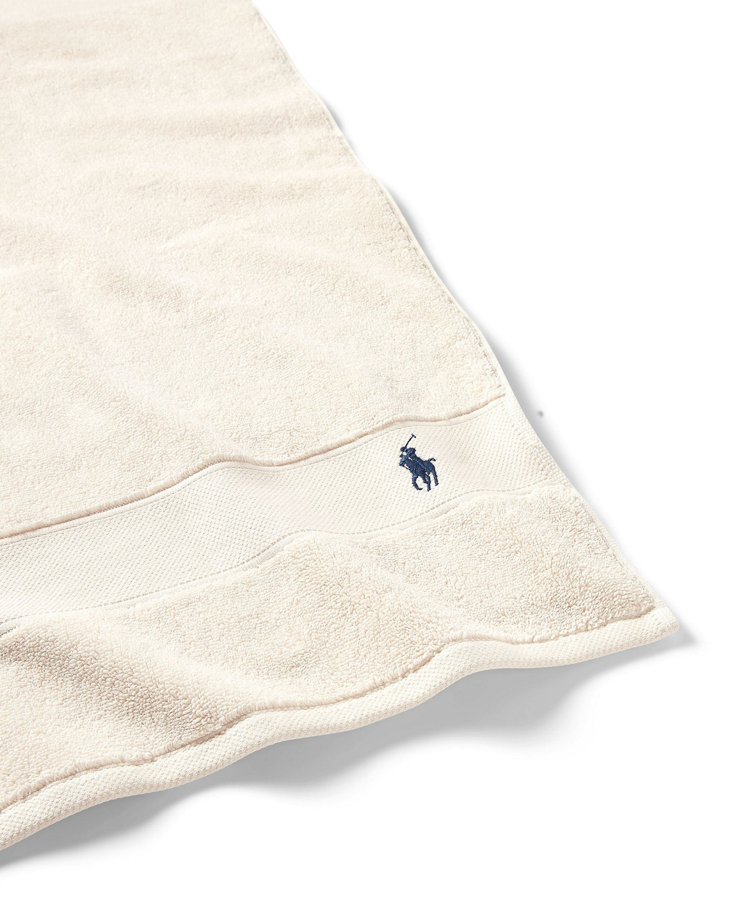 Polo Ralph Lauren Polo Player Cotton Bath Towel, 58" x 30" - White Sands