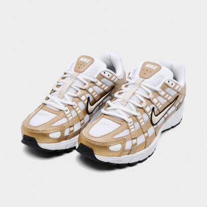Women's Nithtke P-6000 Casual Shoes - Part 1 - White/Blur/Black/Sanddrift - Both shoes facing left