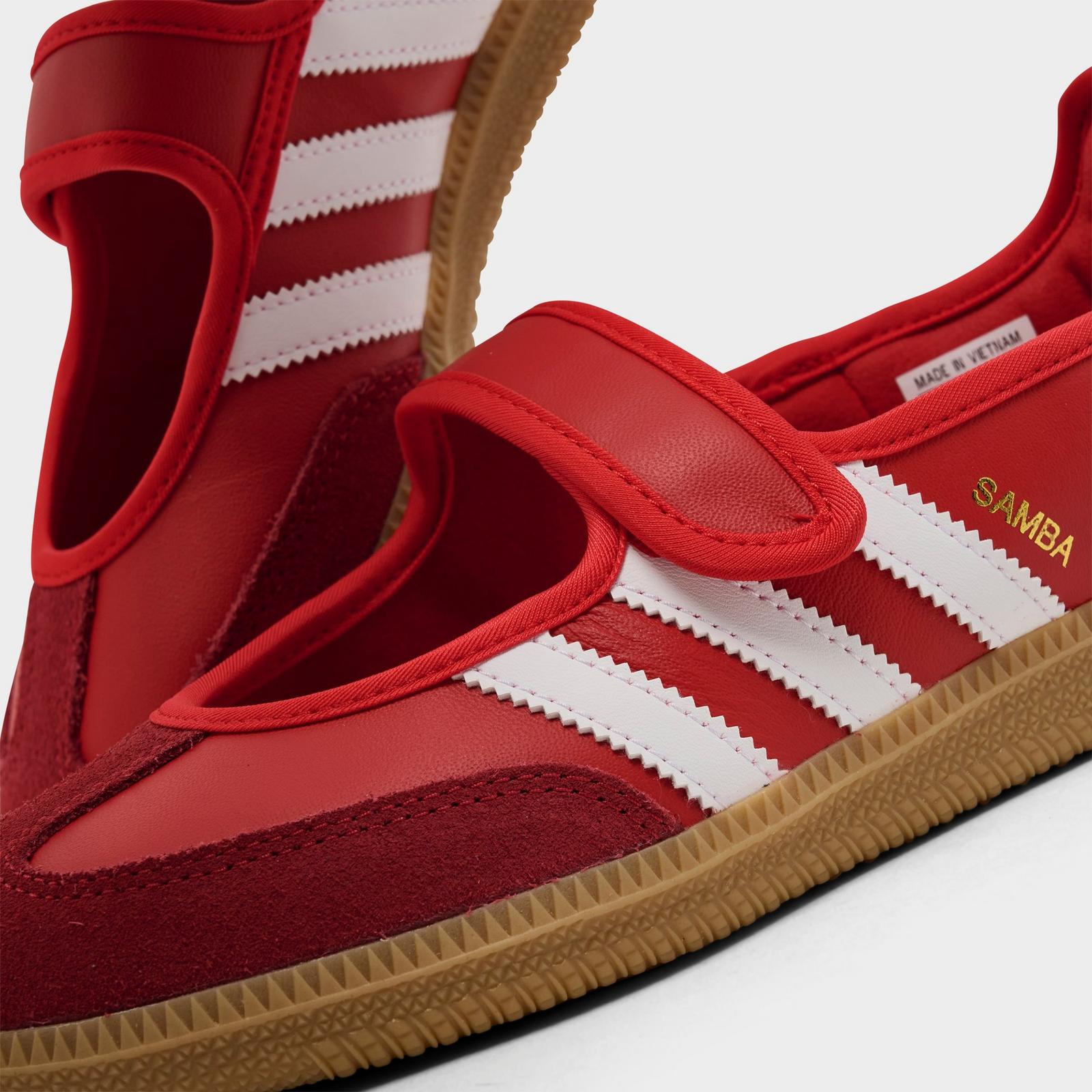 Women's adidas Originals Samba Jane Casual Shoes - Better Scarlet/Team Victory Red/Gum - view 3
