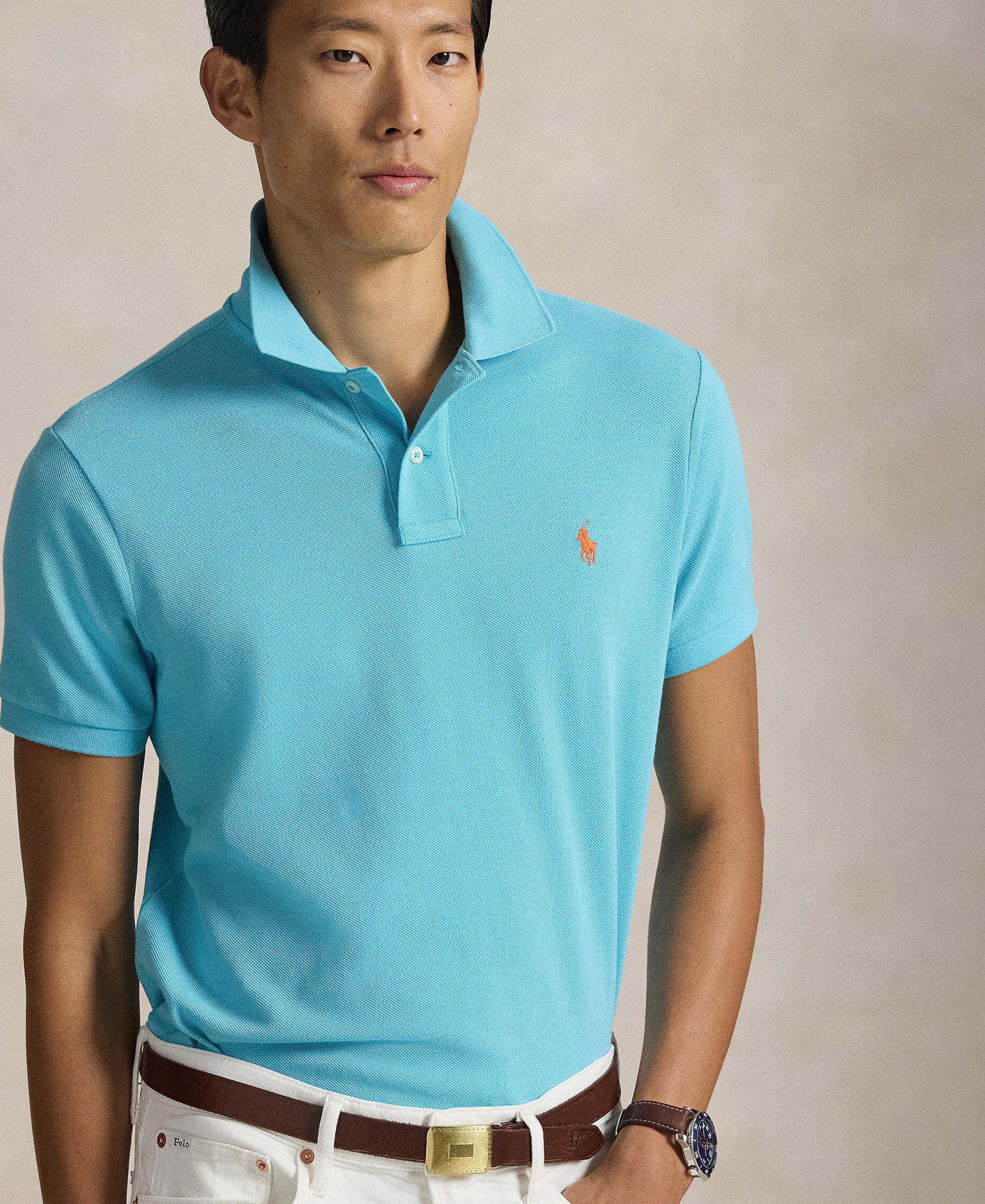 Polo Ralph Lauren Men's Classic-Fit Cotton Polo Shirt - Perfect Turquoise