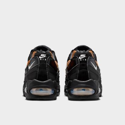 Women's Nike Air Max 95 Big Bubble Casual Shoes - Black/Light Charcoal/Metallic Gold/Sail