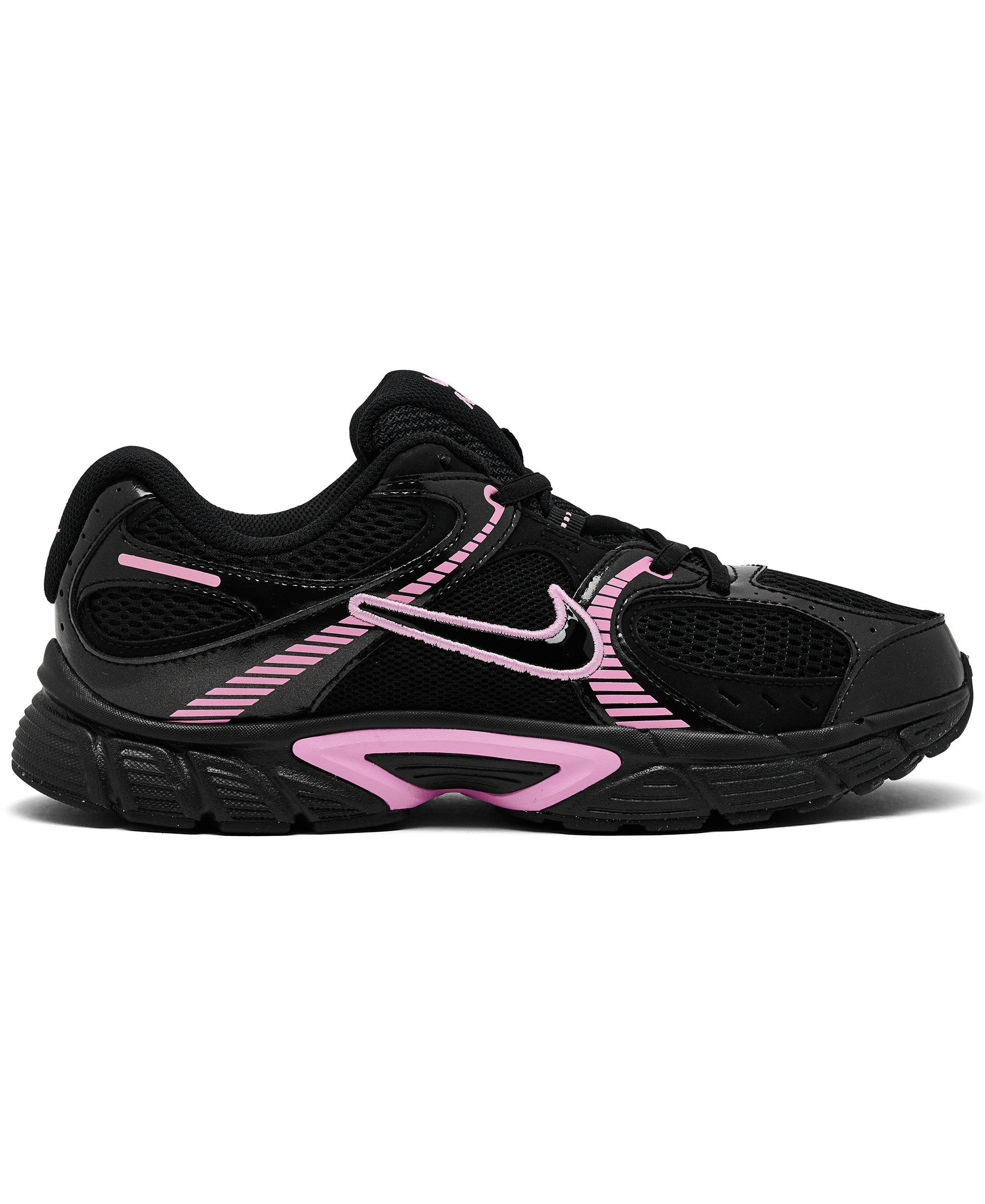 Nike Big Kids V5 RNR Lifestyle Sneakers from Finish Line - Black, Pink Rise