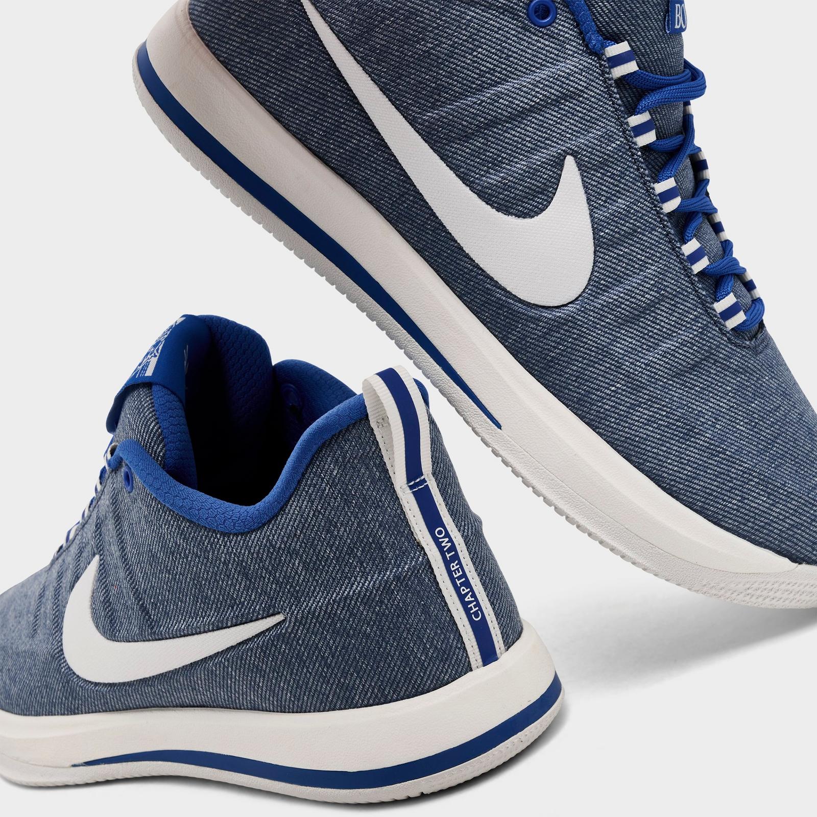 Men's Nike Book 2 SE Denim Basketball Shoes - Multi-Color/Multi-Color/Sail/Game Royal