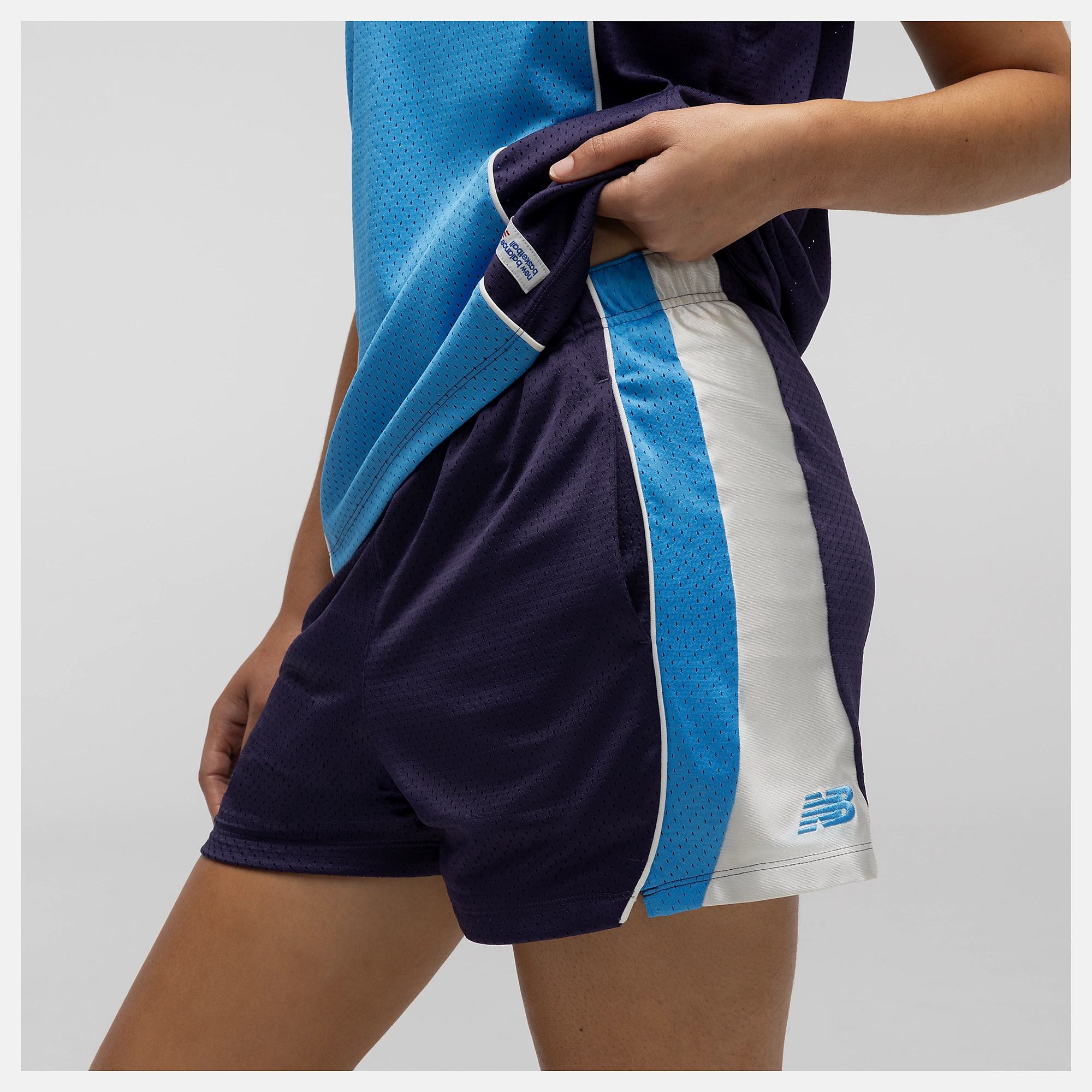 New Balance Basketball Performance Mesh Short, WB61O09QBOY