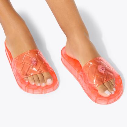 Kurt Geiger London Meena Jelly Slide - Pink - view 2