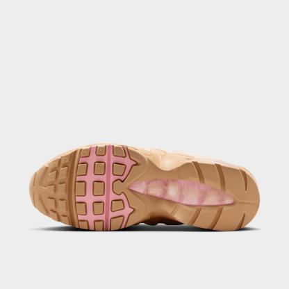 Women's Nithtke Air Max 95 Casual Shoes - British Khaki/Linen/Sanddrift/Phantom - Bottom view