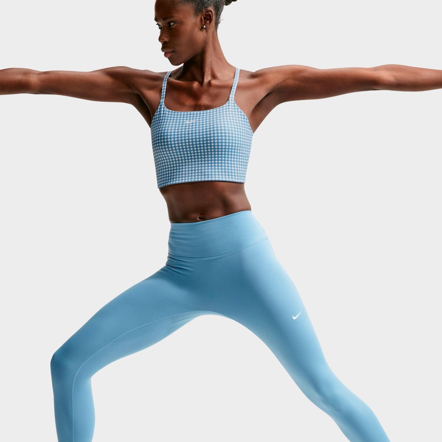 Women's Nithtke One High-Waisted Full-Length Stirrup Leggings - Work Blue/White