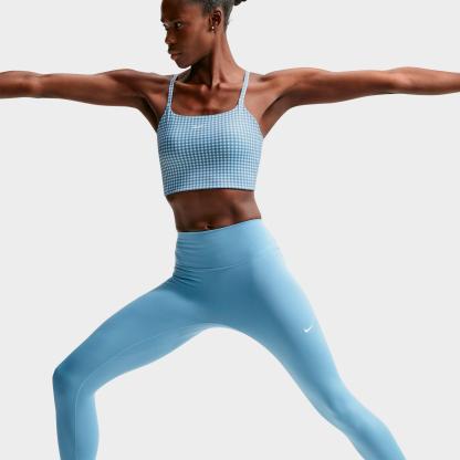 Women's Nithtke One High-Waisted Full-Length Stirrup Leggings - Work Blue/White
