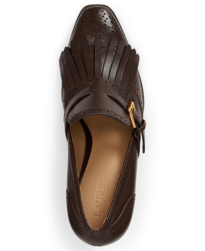 Lauren Ralph Lauren Women's Colleen Slip-On Pumps - Chestnut Brown