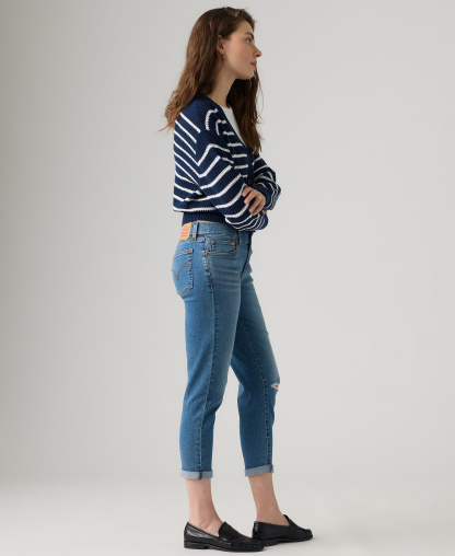 Levi's Women's Relaxed Boyfriend Tapered Leg Jeans - Timeless Tint