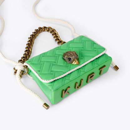 Kurt Geiger London Kurt's Cabana Mini Kensington Bag - Green - view 3