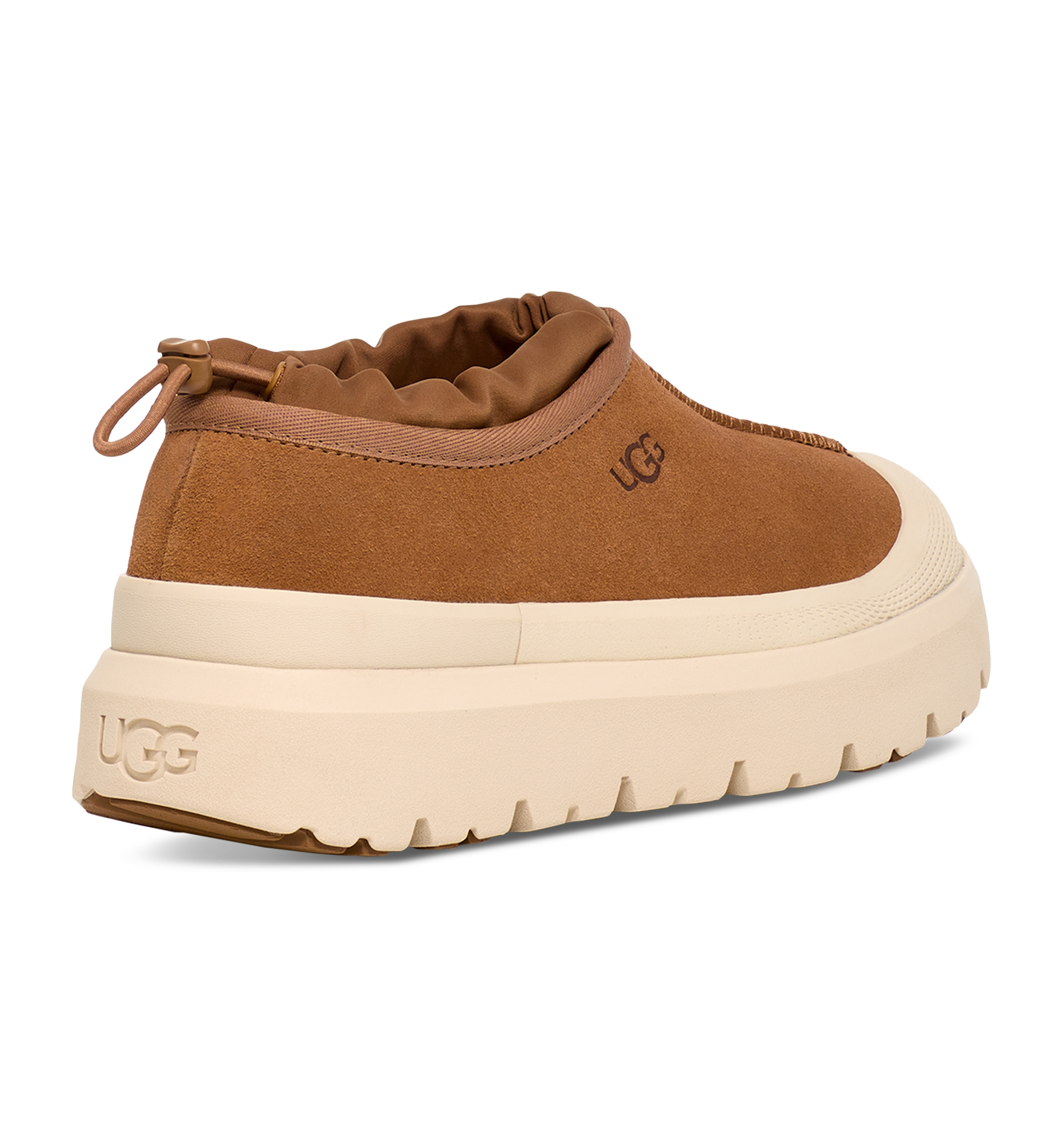 UGG® Men's Tasman Weather Hybrid Clogs - Chestnut/Whitecap
