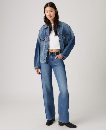 Levi's Women's Super-Low Double-Button Relaxed-Fit Denim Jean - And You Too