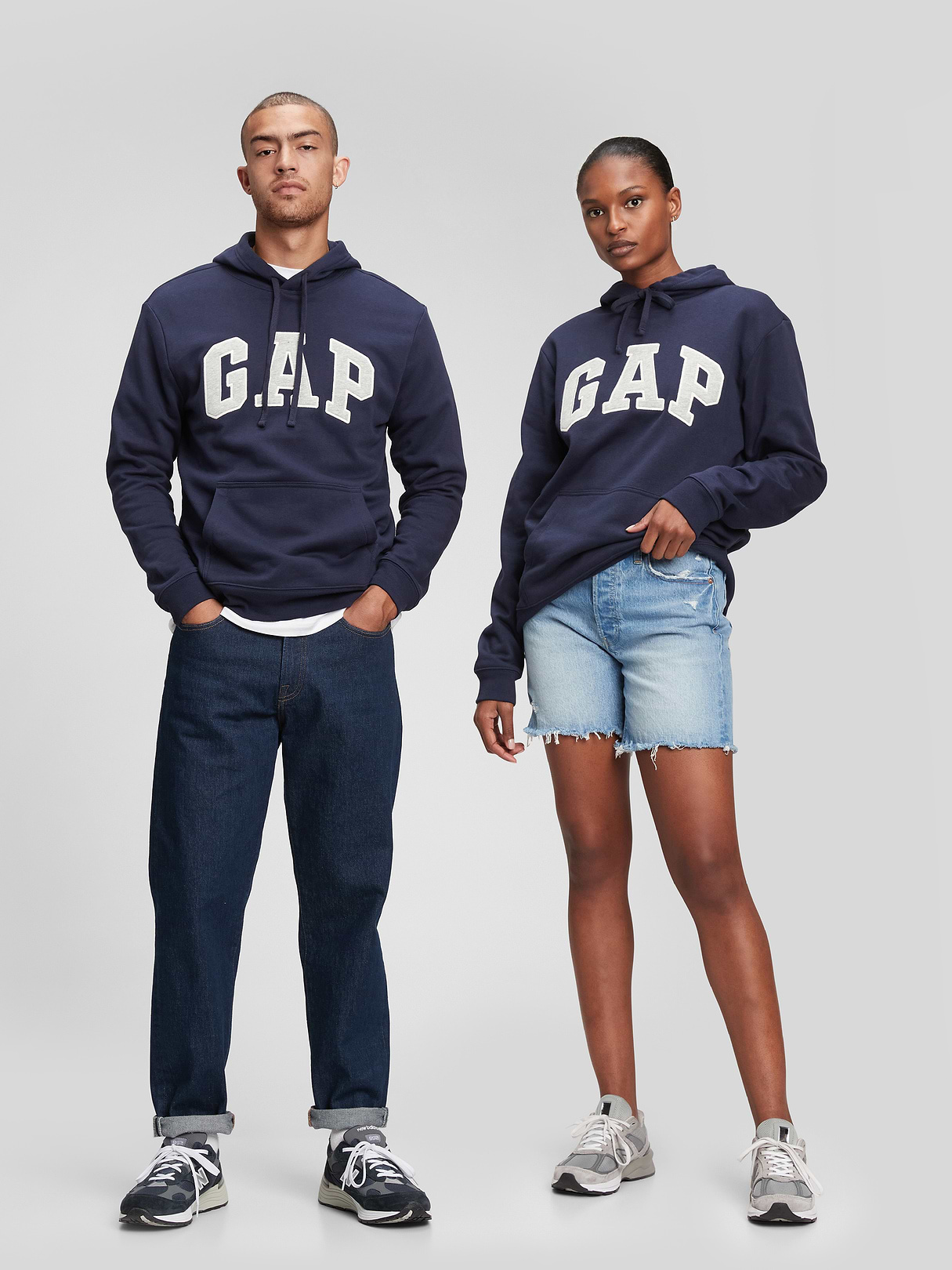 Adult VintageSoft Arch Logo Hoodie - blue